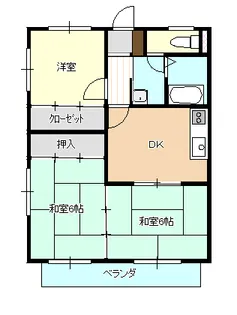 グランパル立石【2階】の間取り