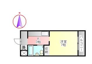 アビタシオンK5【1階】の間取り