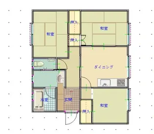 パラッツオ・ピアチェーレ【1階】の間取り