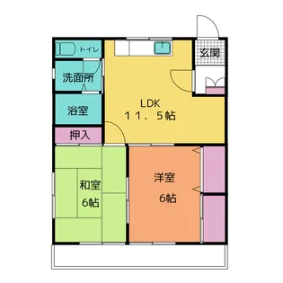 メゾン・エス【1階】の間取り