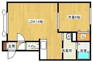 ル・シエルII【1階】の間取り