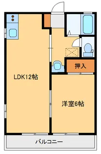 シャレシンフォニー A【1階】の間取り