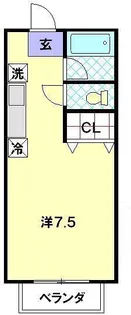 ハーモニアスタウン泉【2階】の間取り