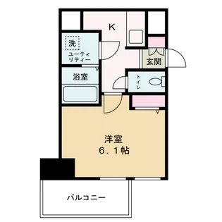 エスリード京橋セントラル【11階】の間取り