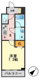 東京都葛飾区柴又3【マンション】の間取り