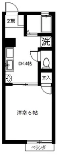 フレグランス静【1階】の間取り