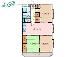 エスポワールMII【1階】の間取り