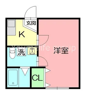 ベルウッド小田原【1階】の間取り