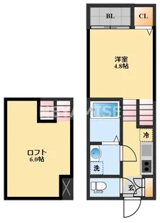 modern palazzo Isahaya S.R.【2階】の間取り