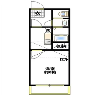シャルムハイツ【2階】の間取り