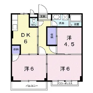 エリール藤【2階】の間取り
