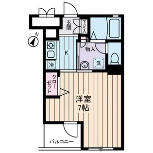 ノーザンハウス【2階】の間取り