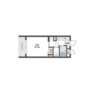 1Kの間取り画像