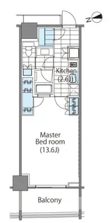 東京都新宿区新宿6【マンション】の間取り