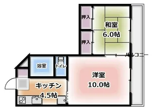 フォルテ今治【4階】の間取り