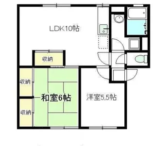 ソファレ土屋B【2階】の間取り