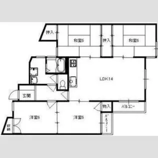 恵和レジデンス2【2階】の間取り