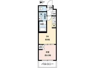 東京都新宿区大京町【マンション】の間取り