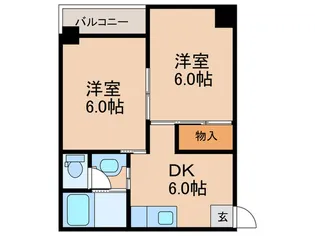 松恵ビル【4階】の間取り
