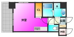 リライアンス井尻【4階】の間取り