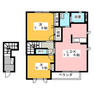SOAVITA【2階】の間取り