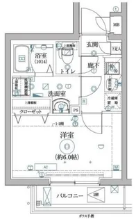 神奈川県横浜市西区中央1【マンション】の間取り