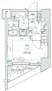 スパシエ川崎ウエスト【8階】の間取り