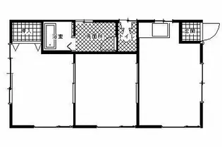 コーポ東塙田【1階】の間取り