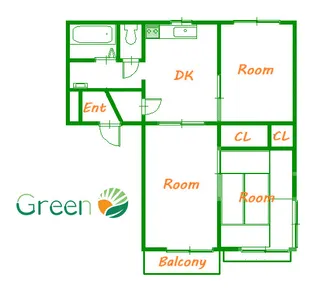 セピアコートA棟【2階】の間取り