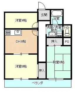 KODAヒルズ武蔵関【2階】の間取り