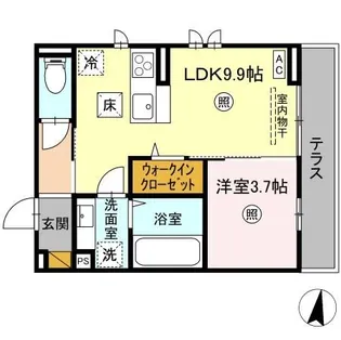 ソラーロ【1階】の間取り