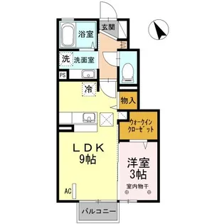 ルイティア III【1階】の間取り