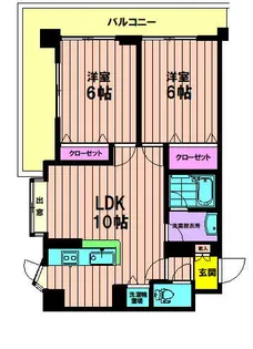 東京都新宿区西早稲田2【マンション】の間取り