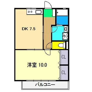 ベルメール【2階】の間取り