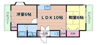 リバーサイド10番館【2階】の間取り