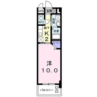 ルイシャトレ鏡【1階】の間取り