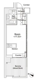 イプセ学芸大学の間取り