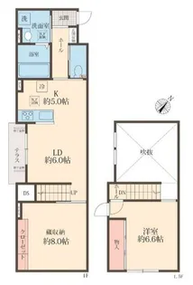 神奈川県相模原市中央区上溝【アパート】の間取り