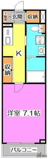 東京都練馬区東大泉1【マンション】の間取り