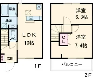 茨城県稲敷郡阿見町中央2【一戸建】の間取り