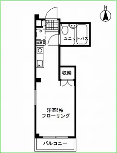 パルステージ新横浜【3階】の間取り