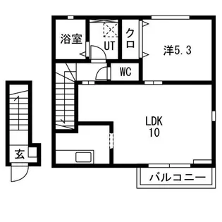 Lien(リアン)B【2階】の間取り