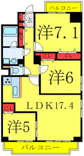 リーラ文京本駒込【8階】の間取り