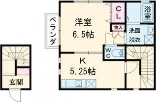 1Kの間取り画像