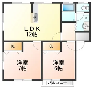 レピュート長岡A【1階】の間取り