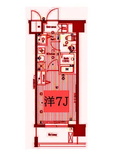 1Kの間取り画像