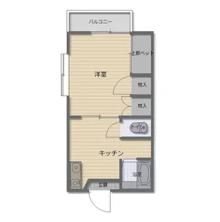 長崎県平戸市田平町小手田免【アパート】の間取り