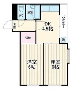 ヴァンハウス綱島【1階】の間取り