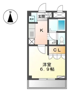 メルヴェール【1階】の間取り