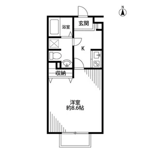 アムール 七国【2階】の間取り